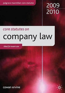 Core Statutes on Company Law 