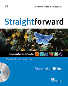 Straightforward 2nd Edition Pre-Intermediate Level Workbook with key & CD Pack 