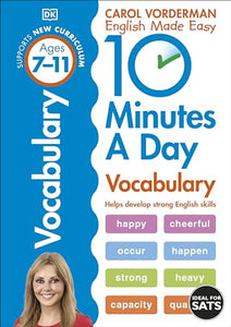 10 Minutes A Day Vocabulary, Ages 7-11 (Key Stage 2) 