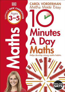 10 Minutes A Day Maths, Ages 3-5 (Preschool) 