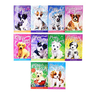 Magic Puppy 10 Books Collection Set ( A Forest Charm, Friendship Forever, Classroom Princess, Party Dreams, School of Mischief, Cloud Capers, Spellbound at School, Snowy Wishes, Muddy Paws...etc) 