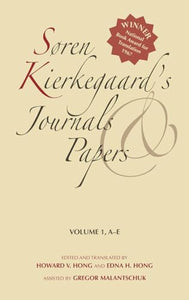 Søren Kierkegaard's Journals and Papers, Volume 1 