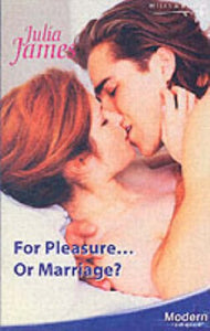 For Pleasure...Or Marriage? 