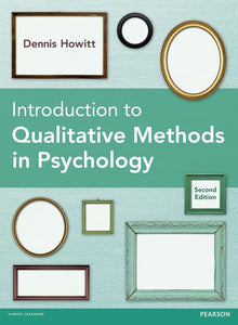 Introduction to Qualitative Methods in Psychology 