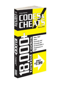 Codes & Cheats Spring 2010 