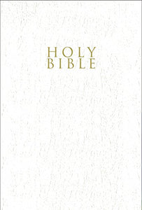 NIV, Gift and Award Bible, Leather-Look, White, Red Letter Edition 