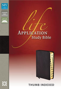 NIV, Life Application Study Bible, Second Edition, Bonded Leather, Burgundy, Indexed, Red Letter Edition 