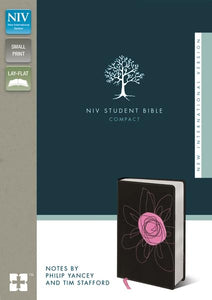 NIV, Student Bible, Compact, Imitation Leather, Brown/Pink 