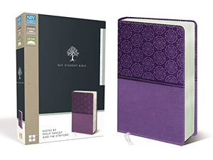 NIV, Student Bible, Leathersoft, Purple 