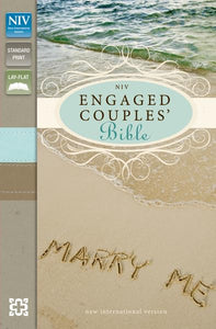 NIV, Engaged Couples' Bible, Leathersoft, Teal/Tan, Red Letter Edition 