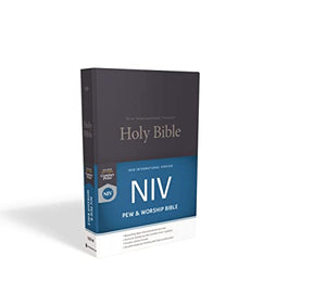 NIV, Pew and Worship Bible, Hardcover, Blue, Comfort Print 