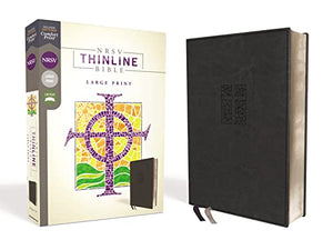 NRSV, Thinline Bible, Large Print, Leathersoft, Black, Comfort Print 