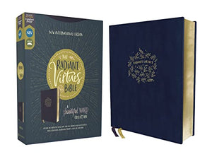 NIV, Radiant Virtues Bible: A Beautiful Word Collection, Leathersoft, Navy, Red Letter, Comfort Print 