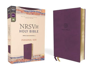 NRSVue, Holy Bible, Personal Size, Leathersoft, Purple, Comfort Print 