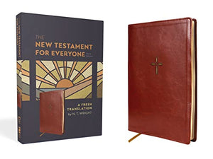 The New Testament for Everyone, Third Edition, Leathersoft, Brown 