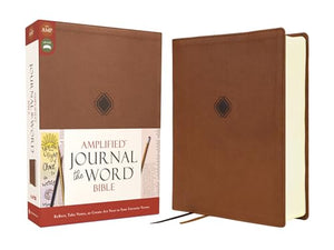 Amplified Journal the Word Bible, Leathersoft, Brown 