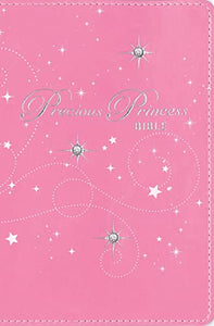 NIRV Precious Princess Bible Pink Sparkle Italian Duo-Tone 