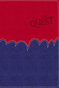 NIRV Kid's Quest Study Bible Red/Blue 