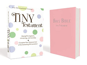 NIV, Tiny Testament Bible: New Testament, Leathersoft, Pink 