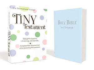 NIV, Tiny Testament Bible: New Testament, Leathersoft, Blue 