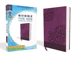 NIV, Bible for Kids, Leathersoft, Purple, Red Letter, Comfort Print 