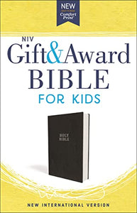 NIV, Gift and Award Bible for Kids, Flexcover, Black, Comfort Print 