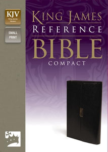 KJV, Reference Bible, Compact, Imitation Leather, Black, Red Letter Edition 