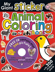 My Giant Sticker Animal Coloring Book 