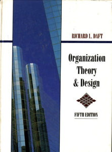 Organization Theory and Design 