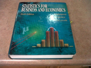 Statistics for Business and Economics 