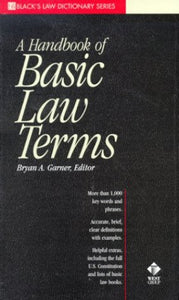 Black's-A Handbook of Basic Law Terms 