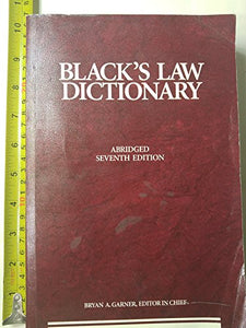 Black's Law Dictionary 