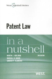 Patent Law in a Nutshell 