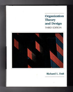 Organization Theory and Design 