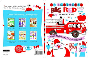 Ed Emberley's Big Red Drawing Book White and Blue 