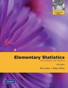 Elementary Statistics 