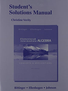 Student's Solutions Manual for Elementary and Intermediate Algebra 