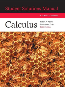 Calculus:Complete course student solutions manual 