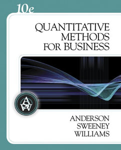 Quantitative Methods for Business Plus Student CD 