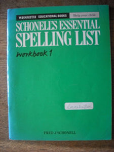 The Essential Spelling Book 1 