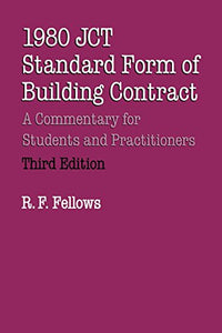 1980 JCT Standard Form of Building Contract 