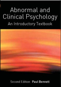 Abnormal and Clinical Psychology 