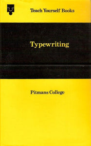 Pitman's College Typewriting 