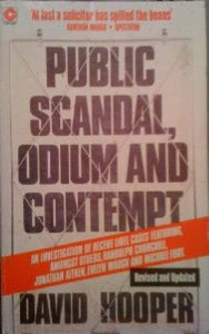 Public Scandal, Odium and Contempt 