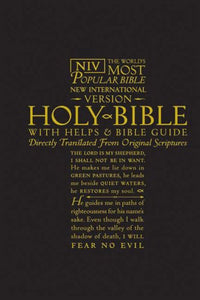 NIV Popular Black Hardback 