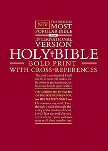 NIV Bold Print Bible w/Cross-Ref 