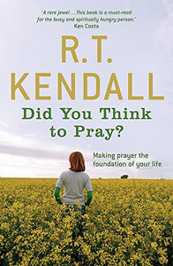 Did You Think to Pray? 