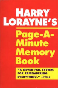 Harry Lorayne's Page-a-Minute Memory Book 