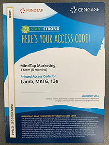 Mindtap for Lamb/Hair/McDaniel's Mktg, 1 Term Printed Access Card 