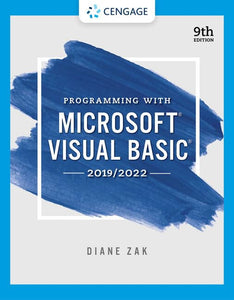 Programming With Microsoft Visual Basic 2019/2022 